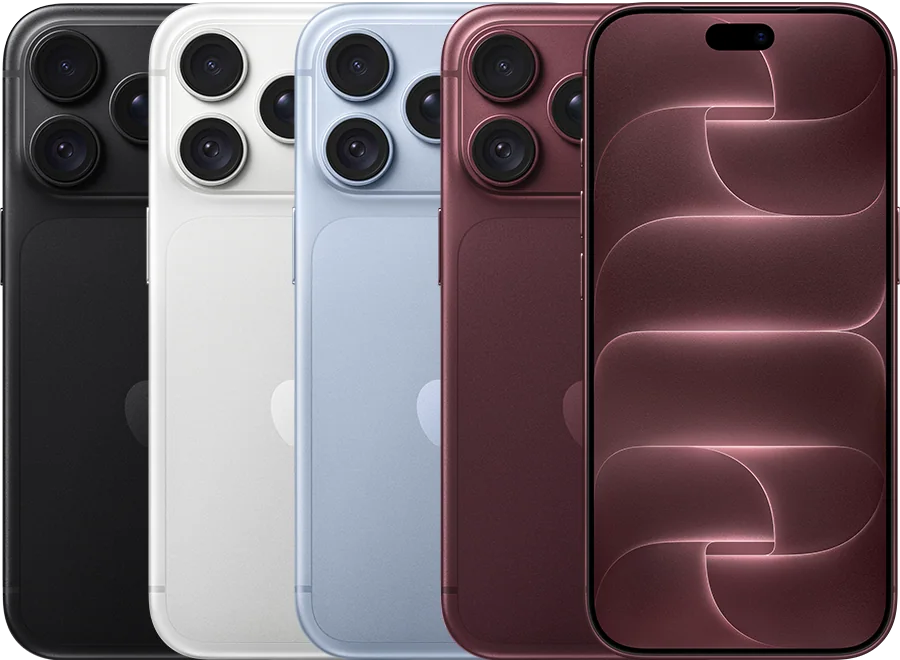iPhone 18 Pro — Black, Silver, Glacier, Burgundy