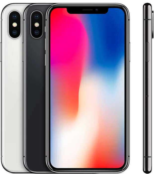 iPhone X — Silver, space gray