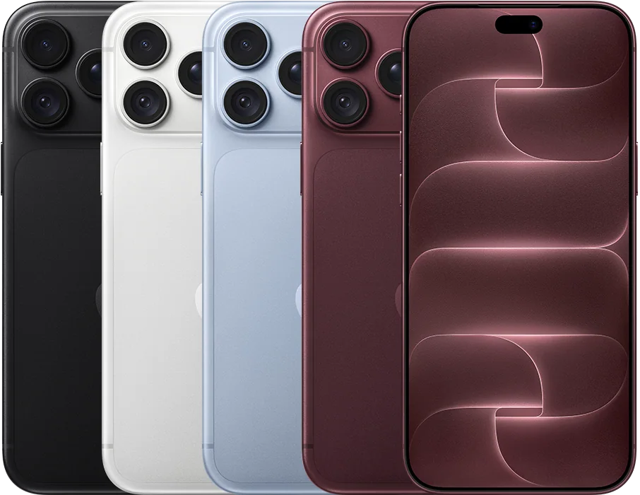 iPhone 18 Pro Max — Black, Silver, Glacier, Burgundy